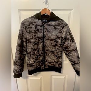 Boys grey camo jacket